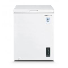 Montpellier MCF140EW 142L Chest Freezer, H-85Cm, W-63.2Cm, D-55Cm, E Rated